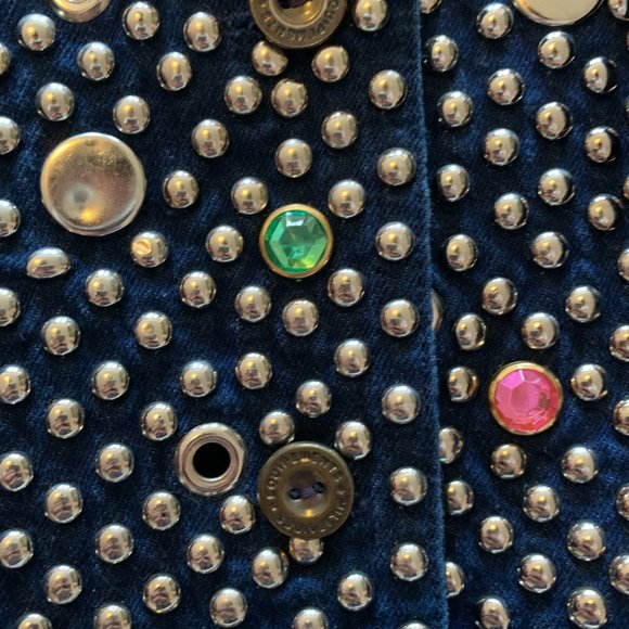 Bedazzled Jean Jacket, M - Picture 4 of 4